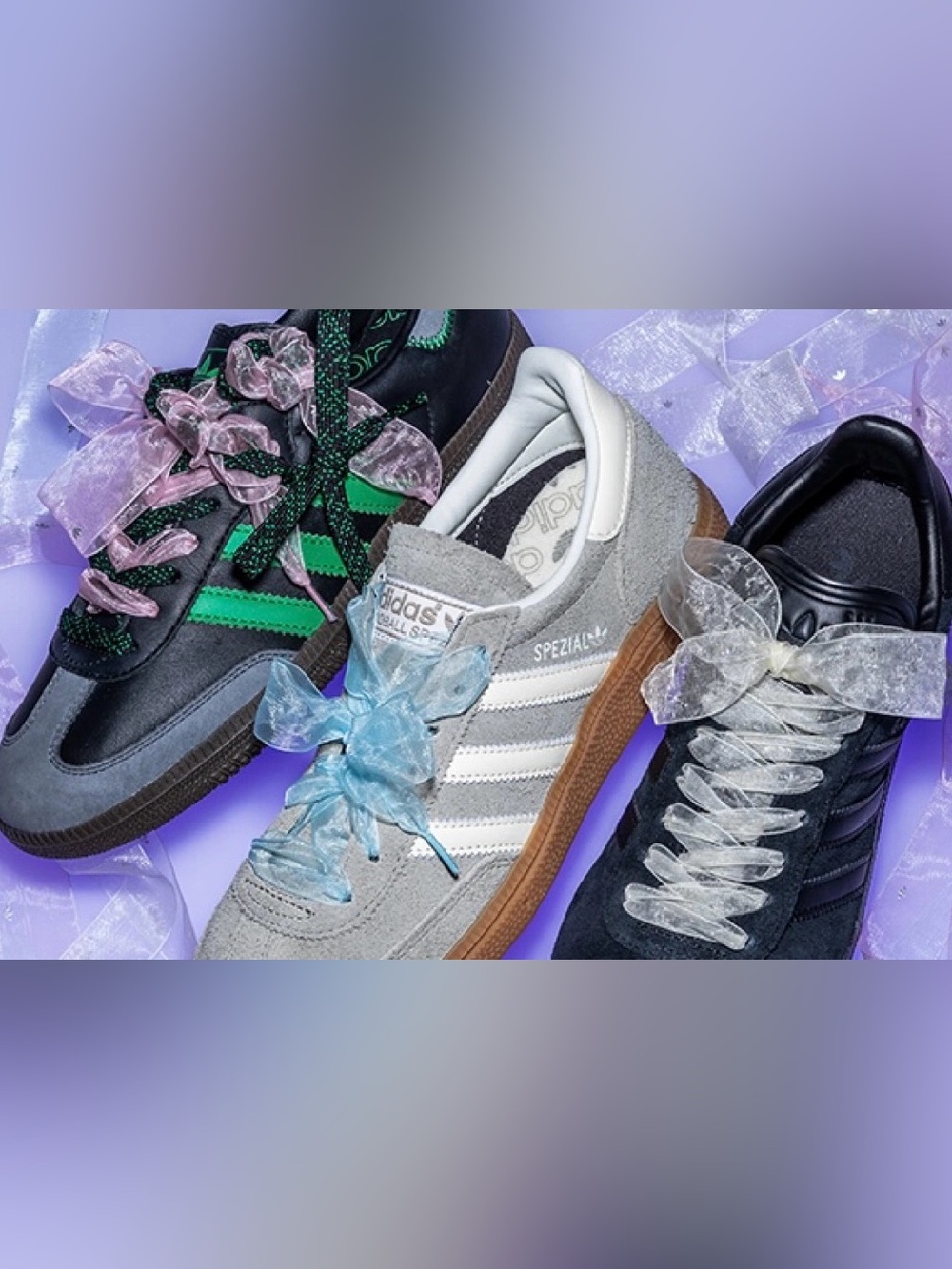 🎀- Ribbion Laces 3 Pair